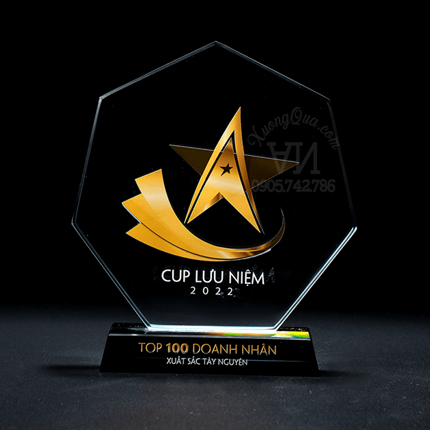 Kỷ niệm chương pha lê đa giác