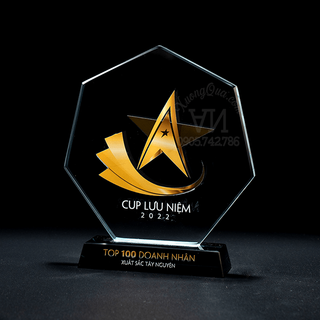 Kỷ niệm chương pha lê đa giác